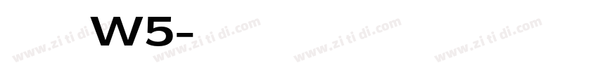 腾祥瀛宋简 W5字体转换